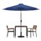 Flash Furniture Patio Set-35" Table-2 Chairs-Navy Umbrella-Base XU-DG-810060062-UB19BNV-GG - alternate 7